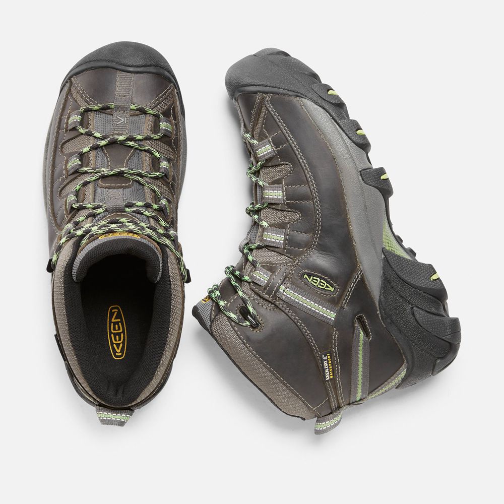 Keen Outdoor Bot Kadın Koyu Gri - Targhee Ii Waterproof Mid - Türkiye JMYI95386